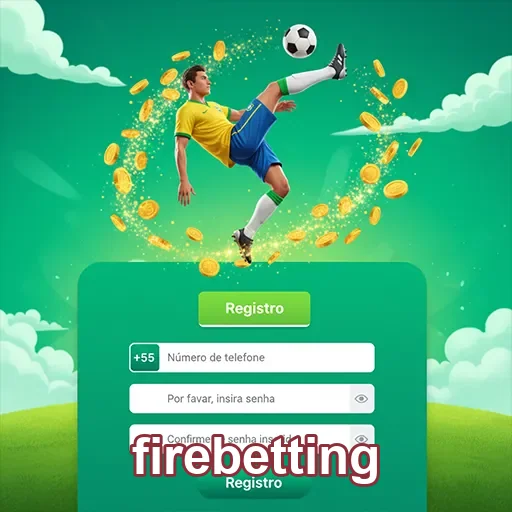 Ilustração de Acesse a plataforma de jogos firebetting com total segurança