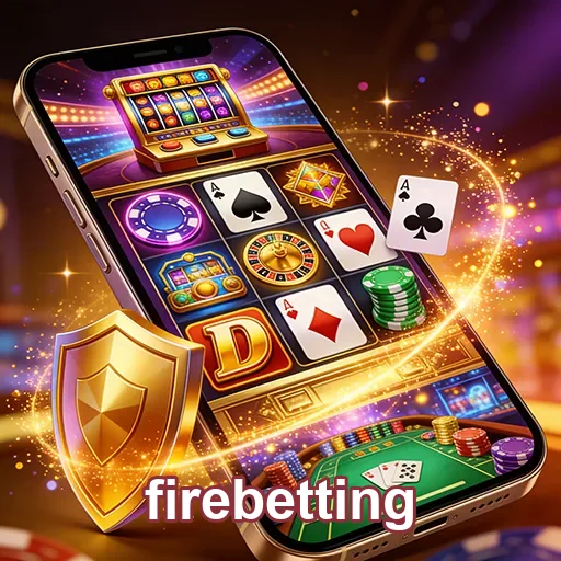 Ilustração de Acesse a plataforma de jogos firebetting com total segurança